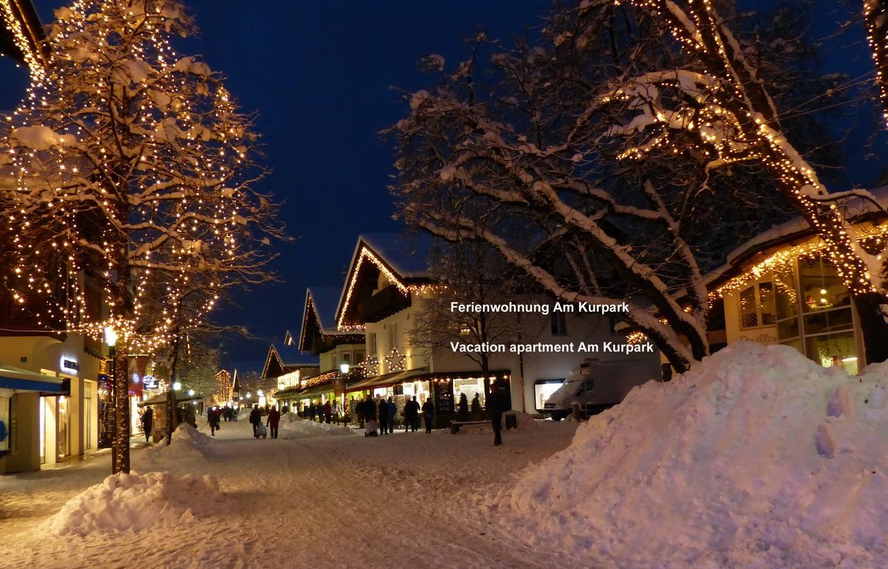 Ferienwohnung Am Kurpark -Wohnung 2,90Qm- Garmisch-Partenkirchen Buitenkant foto
